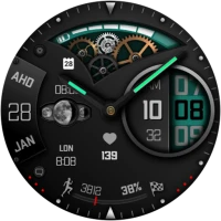 Hybrid Carabine Watch face